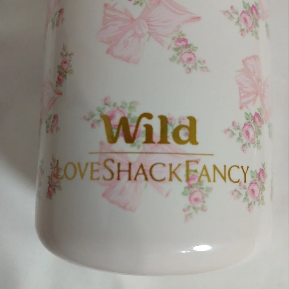 Wild x Love Shack Fancy Blooming Heirloom Soap Dispenser Pink Floral